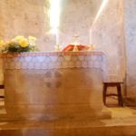 miecz i słoneczniki w San Galgano na Montesiepi