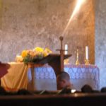 miecz i słoneczniki w San Galgano na Montesiepi