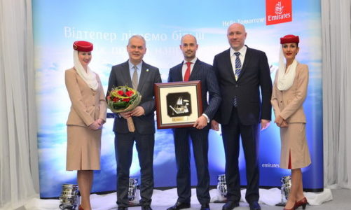 Emirates witają Kijów
