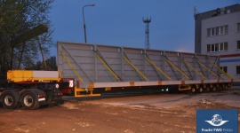 Fracht FWO Polska. Dostawy konstrukcji stalowych Transport, BIZNES - W marcu bieżącego roku firma Fracht FWO Polska rozpoczęła krajowe dostawy konstrukcji stalowych od jednego z wiodących polskich producentów stali. Projekt obejmuje organizowanie konwojowanych transportów ładunków ponadgabarytowych.