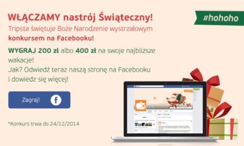 Świąteczny klimat nadchodzi! Tripsta.pl uruchamia serię konkursów bożonarodzenio