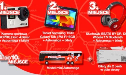 Poprowadź autokar PolskiBus.com i zdobądź wspaniałe nagrody!