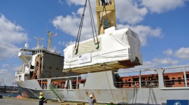 Transport generatora o wadze 165 ton Transport, BIZNES - Fracht FWO Polska wraz z Fracht Tajwan zrealizowali transport generatora wraz z akcesoriami z polskiego portu do miejsca przeznaczenia na Tajwanie.