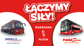 PolskiBus.com i Mobilis Group łączą siły na trasie Warszawa – Płock!