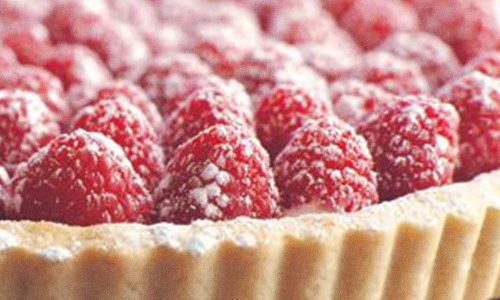 Boski podwieczorek? Tarta malinowa z herbatą!