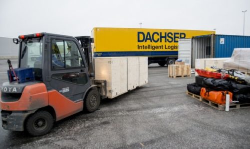 Dachser z pilną antarktyczną przesyłką