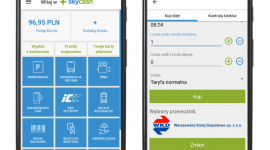 W aplikacji SkyCash można już kupować bilety WKD