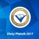 NEWAG S.A. nagrodzony certyfikatem „Złotego Płatnika” przyznawanym przez Euler H