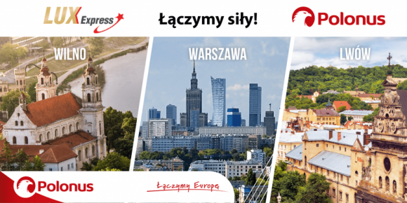 Polonus i Lux Express łączą siły! Transport, BIZNES - Polonus, narodowy przewoźnik autokarowy i lider sieci „Polonus Partner” rozpoczyna współpracę partnerską z estońską firmą Lux Express, liderem rynku w Krajach Bałtyckich.